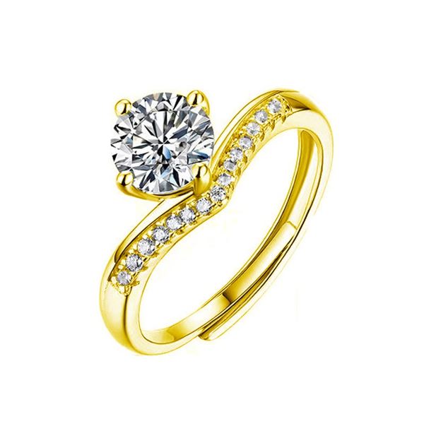 18KGP STAMPED 1CT GRA CERTIFIED ROUND BRILLIANT