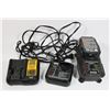 Image 1 : VARIOUS POWER TOOL BATTERY CHARGER AND 1 RYOBI