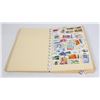 Image 2 : STAMP COLLECTOR BOOK WITH MANY STAMPS INSIDE