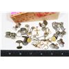 Image 1 : LOT OF ANTIQUE/VINTAGE CUFFLINKS, EAR RINGS, ETC
