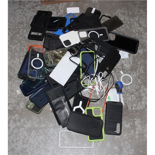 LOT OF ASSORTED PHONE CASES