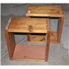 Image 1 : TWO SOLID WOOD FURNITURE PIECES