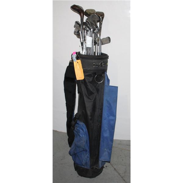 VINTAGE GOLF SET IN GOLF BAG