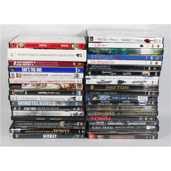LOT OF APX 39 DVDS