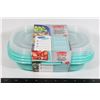 Image 1 : NEW SET OF THREE RUBBERMAID CONTAINERS