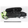 Image 1 : GREEN/ BLACK BABY CAMPING CHAIR IN TRAVEL
