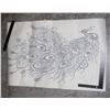 Image 1 : LARGE PEACOCK WALL DECAL