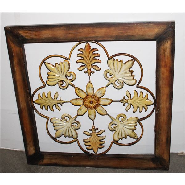 LARGE METAL WALL ART