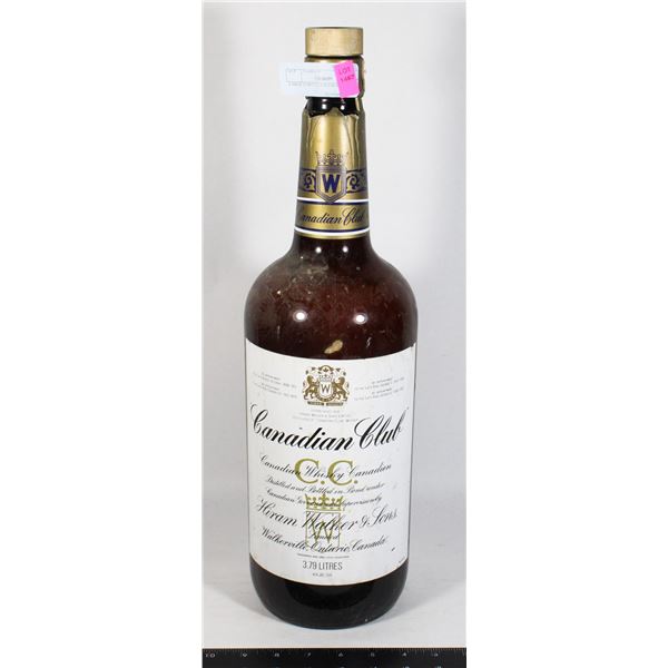 LARGE EMPTY LIQUOR BOTTLE