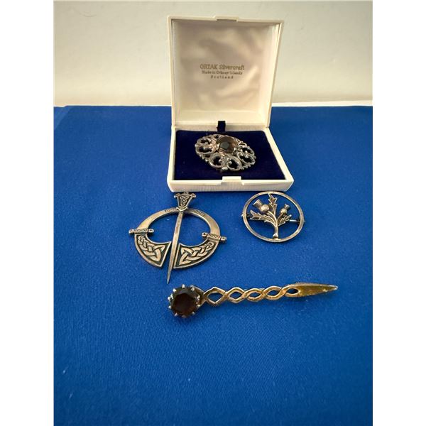 Vintage Sterling Brooches and More A