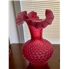 Image 4 : Red Glass Vase and More B