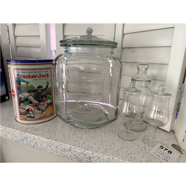 Vintage Tin and Bottles B