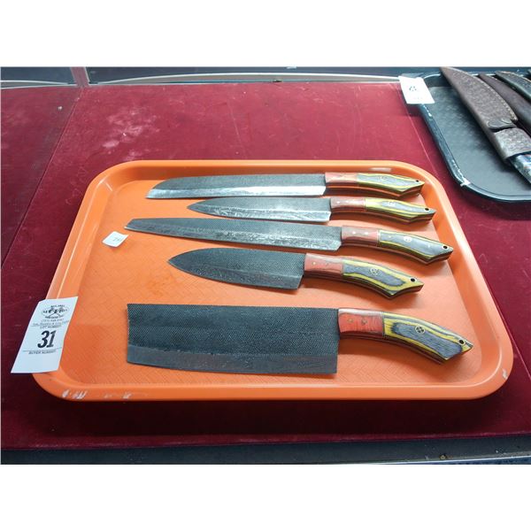 Custom 5 Pc. Set of Knives