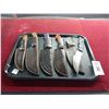 Image 1 : 5-Custom Knife w/Sheath - 5 X $