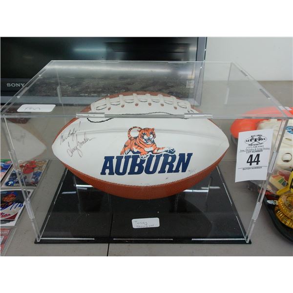 Terry Bowden Auburn Autographed Football w/Showcase