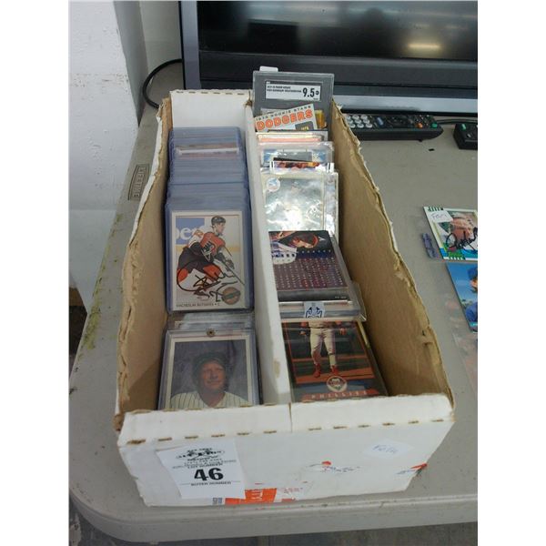 Asst. Sports Trading Cards in Showcases