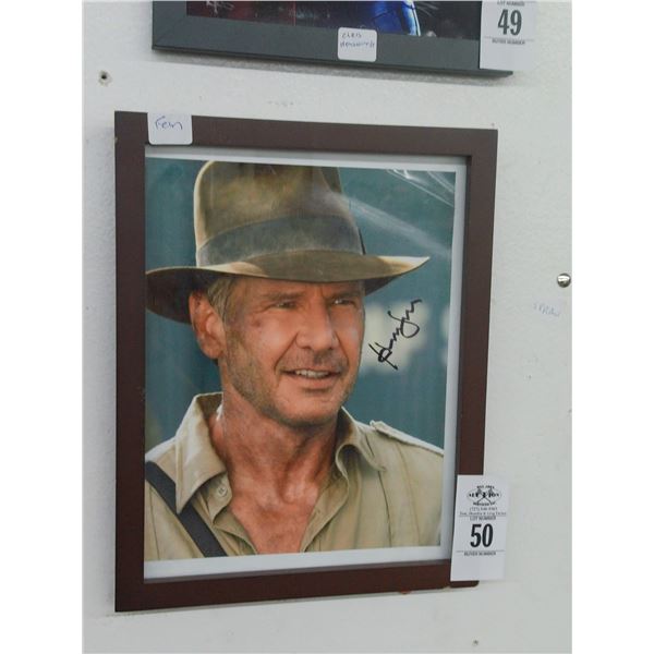 Harrison Ford Indy Autographed Photo