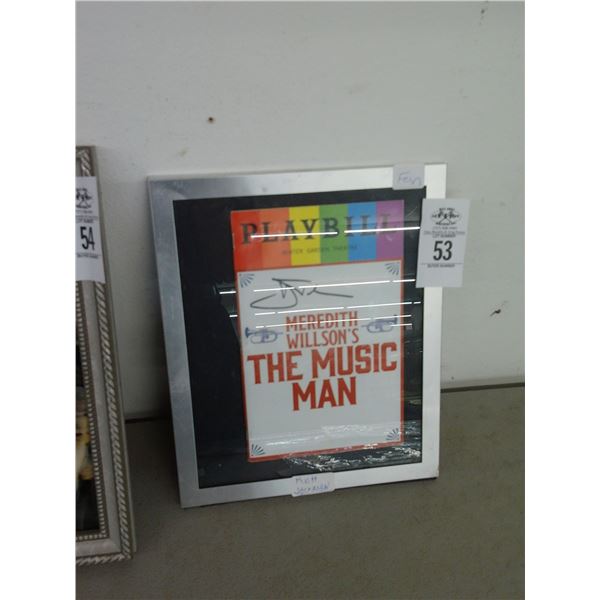 Meredith Wilson Music Man Playbill Autographed Hugh Jackman