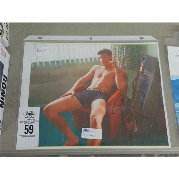 Sean Mendez Autographed Photo