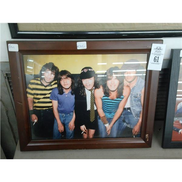 AC/DC Vintage Framed Photo