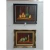 Image 1 : Framed Oil On Canvas Fruit Art