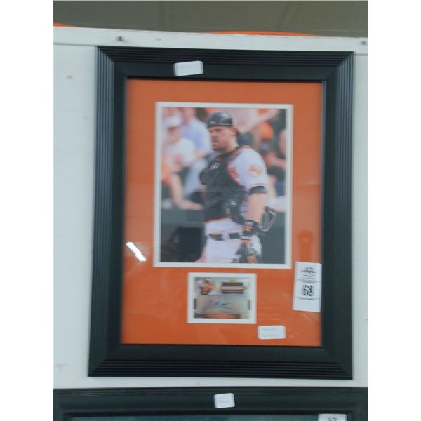 Matt Wietes Framed Autographed Memorabilia