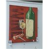 Image 1 : Oil On Canvas Wine Wall Art