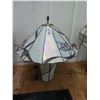 Image 1 : Ornate Floral Leaded Glass Lamp