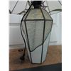 Image 3 : Ornate Floral Leaded Glass Lamp