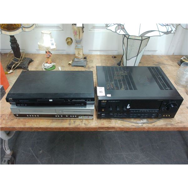 Akai Audio/Video Receiver, VHS/DVD Players - 3