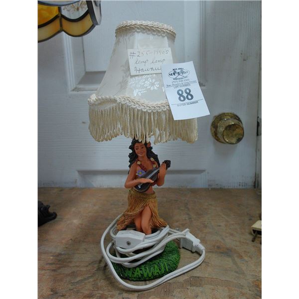 Hawaiian Lulu Girl Miniature Lamp