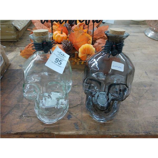 Halloween Skull Decanters - 2