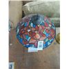 Image 2 : Vintage Cast Lamp w/Ornate Tiffany Style Floral Shade