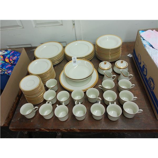 Mikasa Gold Rim Ivory China Set