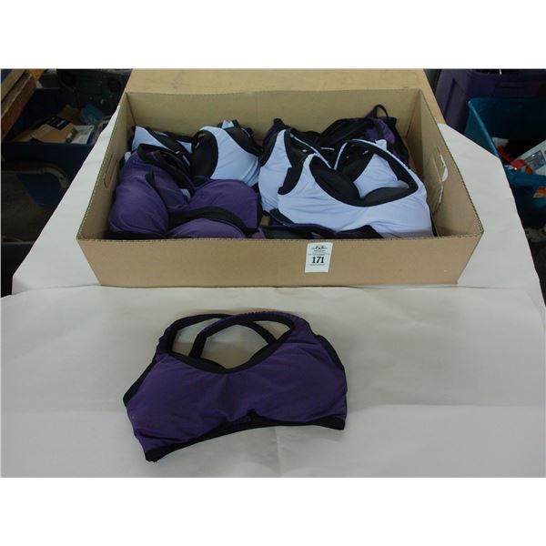 12-New Ladies Padded Sports Bras - 12 X $