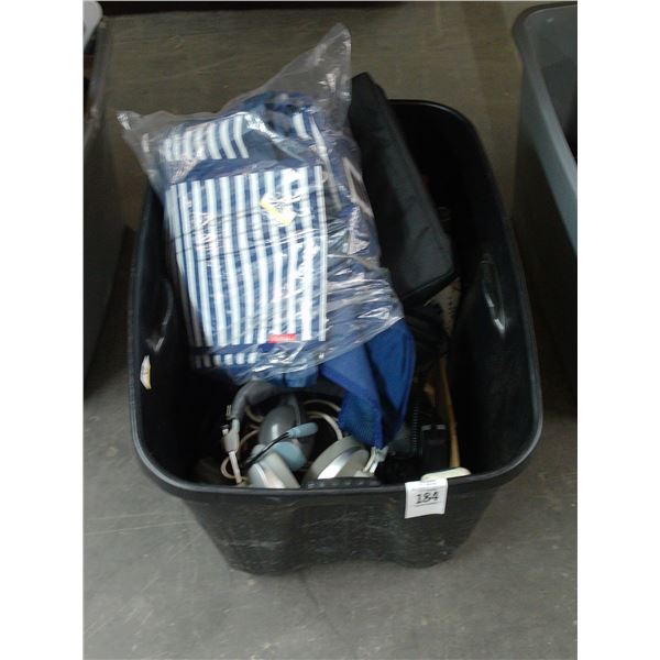 Asst. Carry Bags, Flight Style Headphones, Wahl Trimmer