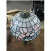 Image 2 : Eagle Base Lamp w/Tiffany Style Floral Shade