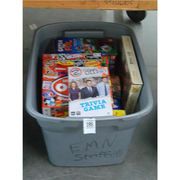 Asst. Board Games/Puzzles