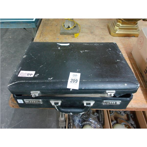 Briefcase w/Mini Personal Stereo, Playing Cards, Atlas