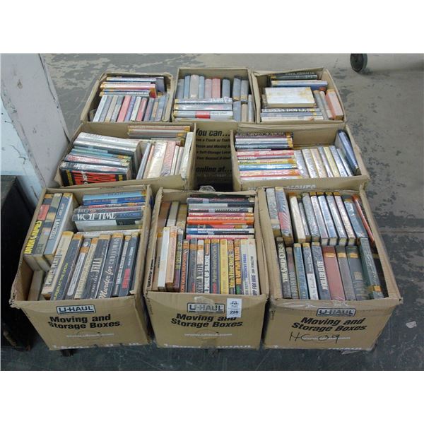 8-Box Hardback Books - 8 X $