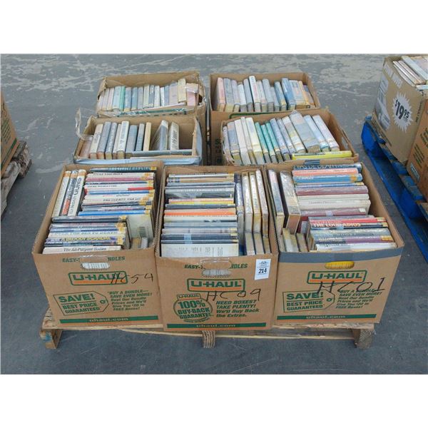 7-Box of Asst. Books - 7 X $