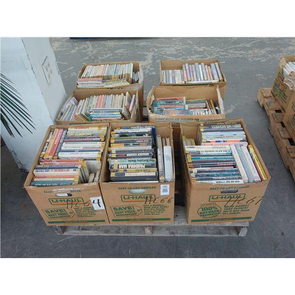 7-Box of Asst. Books - 7 X $