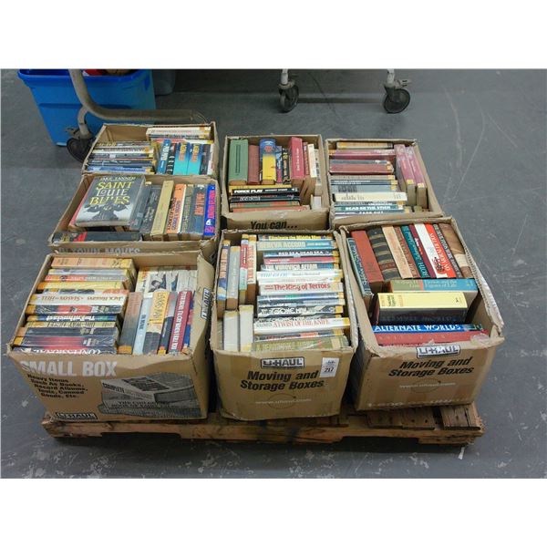 Box of Asst. Books - 7 X $