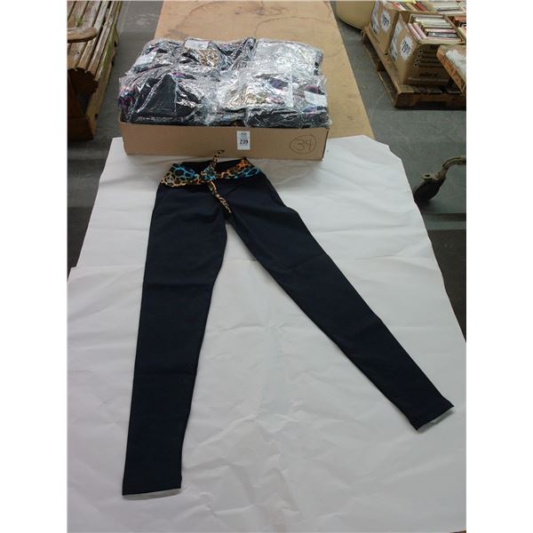 34-New Ladies Stretch Pants - 34 X $