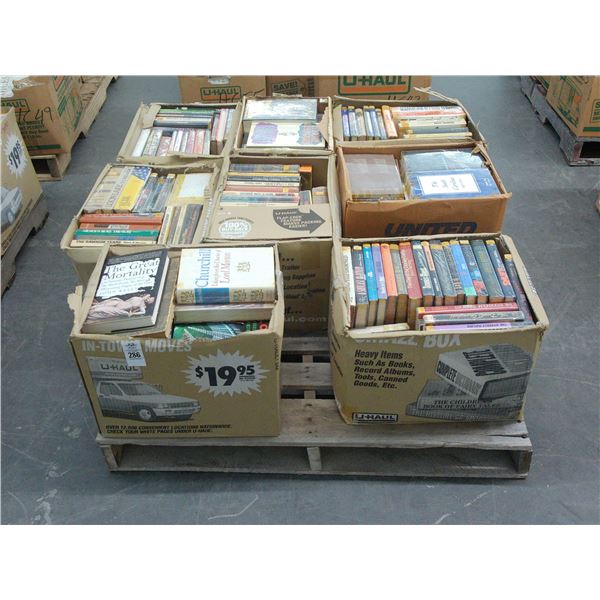8-Box of Asst. Books - 8 X $