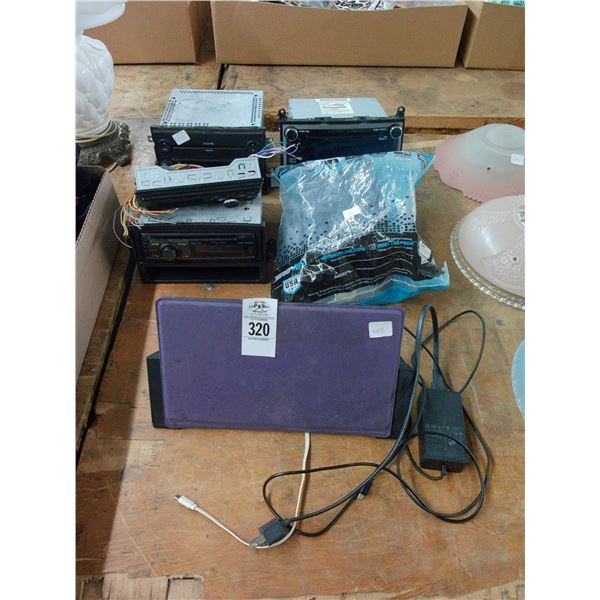 Car Stereos, Tablet w/Charging Dock