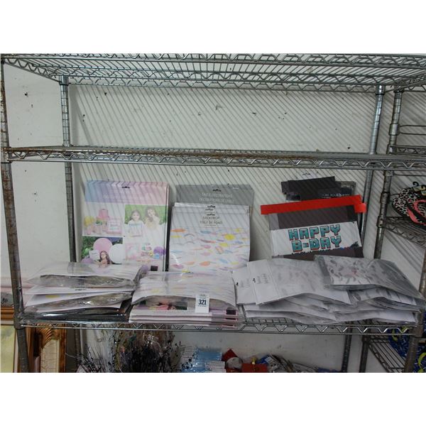 Table Decorations, Backdrops