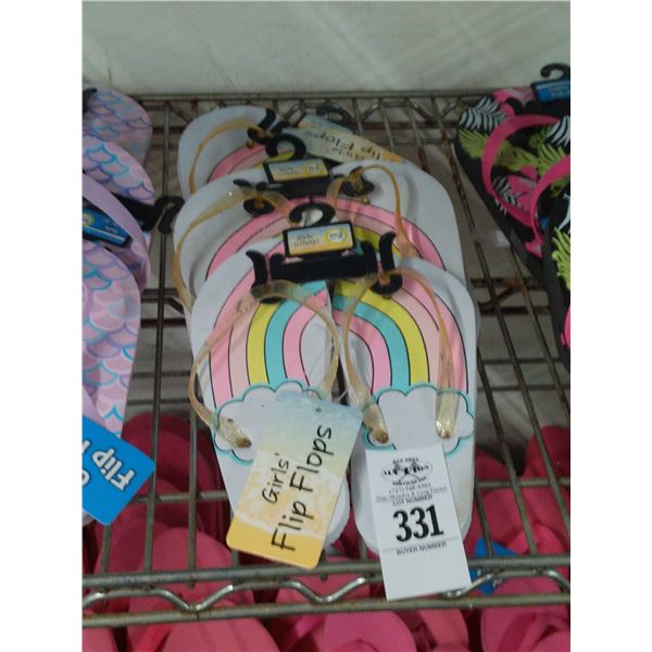 3-Rainbow Flip Flops - 3 X $