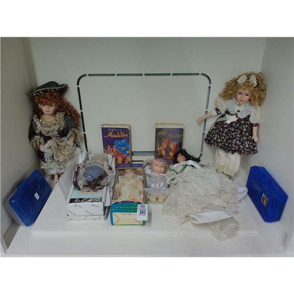 Asst. Dolls, Disney VHS Movies