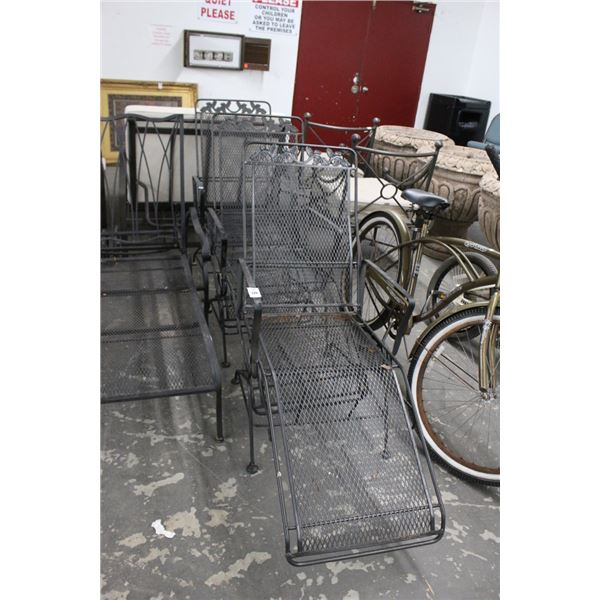 3-Mesh Patio Rocking Lounger - 3 X $